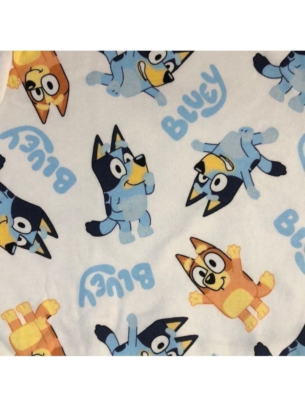 Moose Bluey Bingo Long Toddler Boys Sleeve Pullover Sweatshirt White 2T - Picture 8 of 13